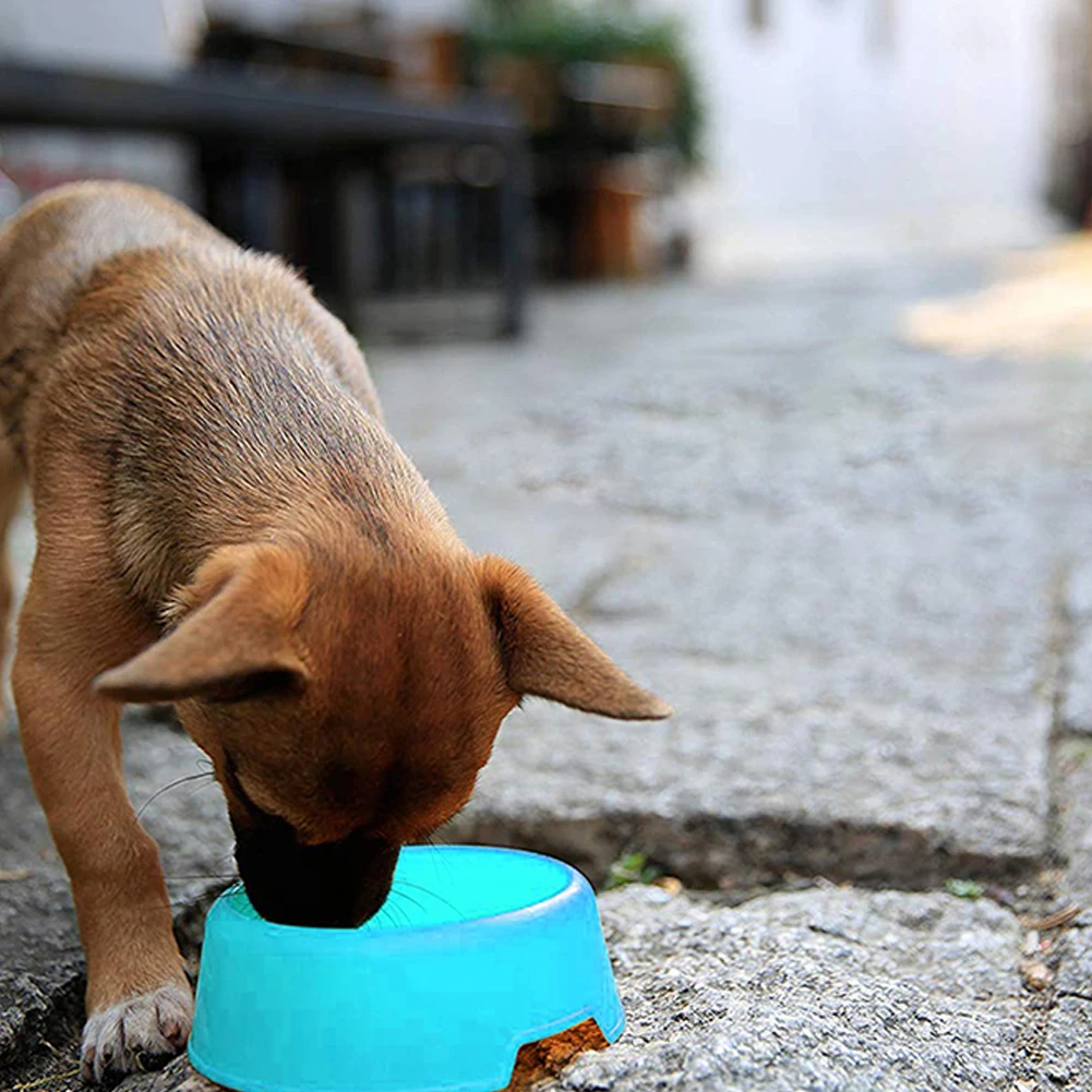 Пластиковые миски для еды домашних животных хранения воды собак