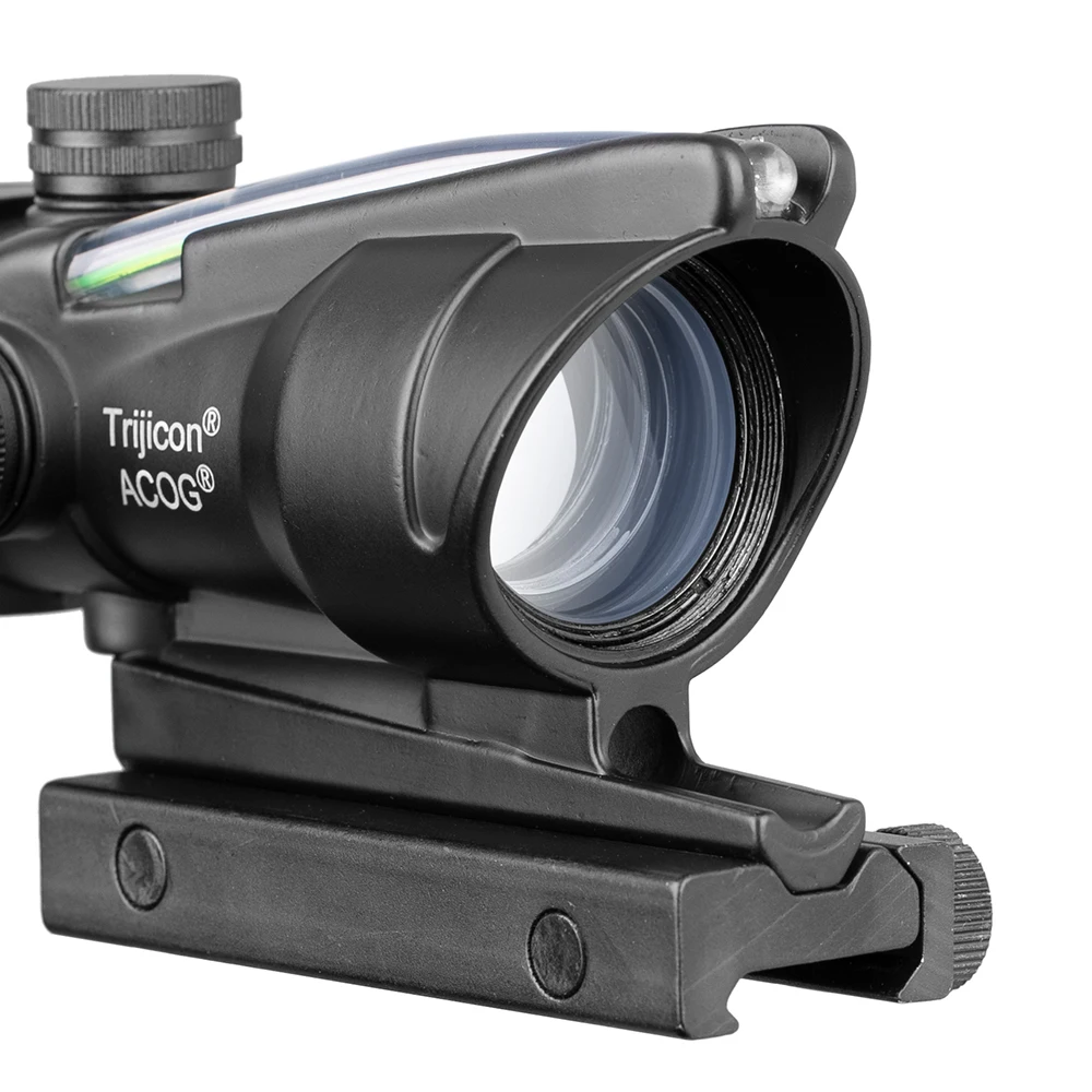 Оптический Прицел Acog 1x32 тактический прицел с красной точкой натуральный зеленый