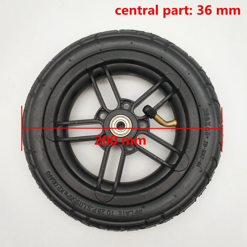 Бесплатная доставка колесо для электрического скутера 200 мм Надувное 2