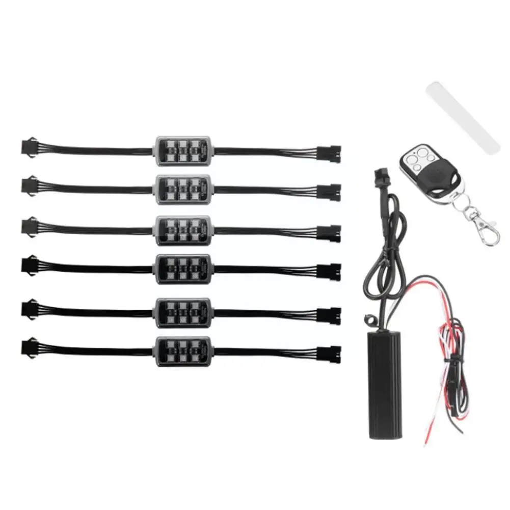 Умный стоп-сигнал L4Q9 светодиодная лампа с дистанционным управлением 6 RGB 36