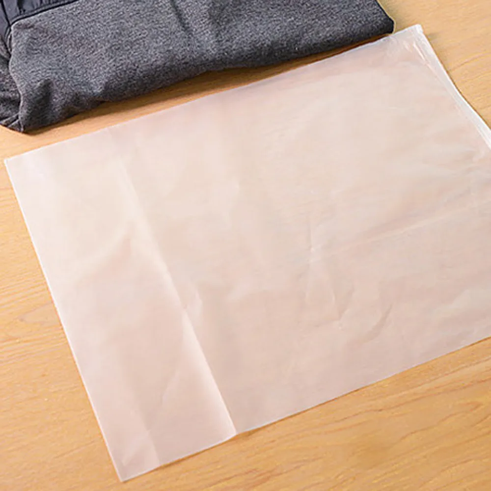 Сумка для хранения водонепроницаемая полупрозрачная одежда с молниями нижнее