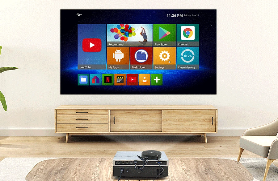 Touyinger T26L нативный 1080p светодиодный full HD проектор видео проектор 5500 люмен FHD Домашний кинотеатр HDMI(Android 9,0 wifi AC3 опционально