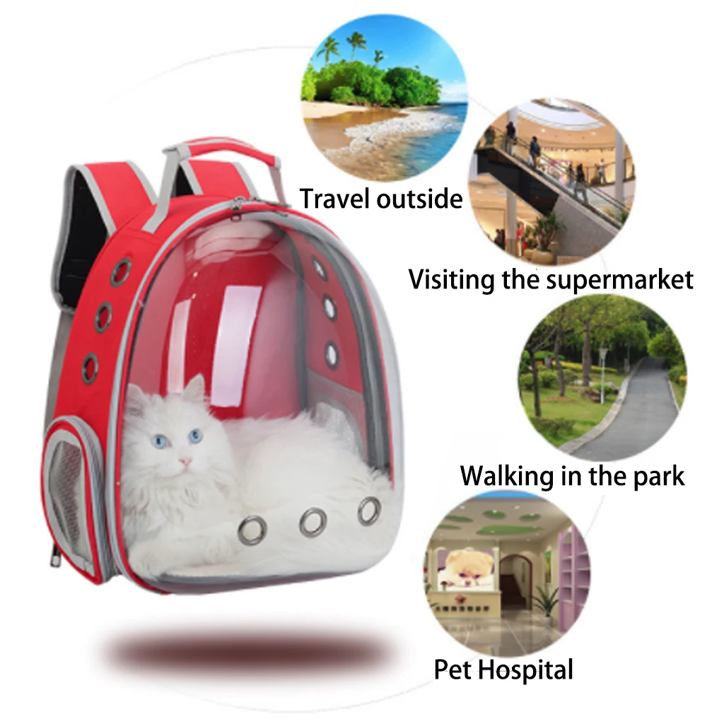 Портативная Красивая воздухопроницаемая Сумка переноска для домашних животных