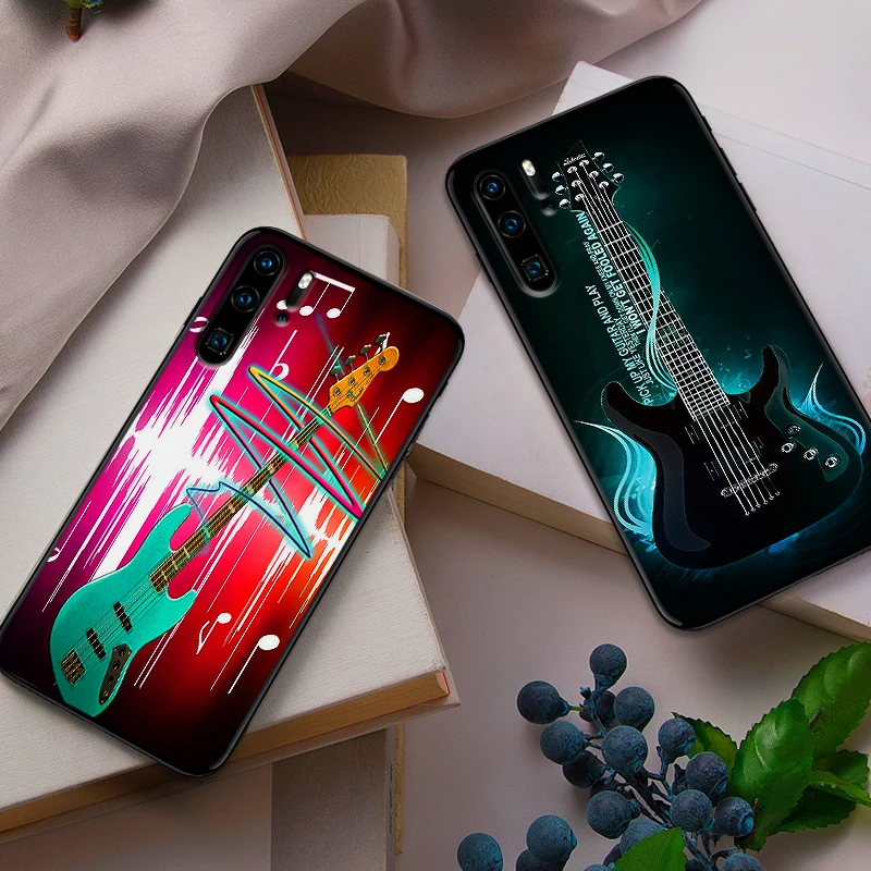Гитара чехол для huawei P8 P9 Mini P10 P20 2019 P30 LITE P Smart Z 2018 Pro Coque Funda | Мобильные телефоны и