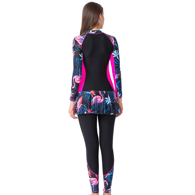 Butkini женский купальник с длинным рукавом и молнией|Мусульманский купальник| |