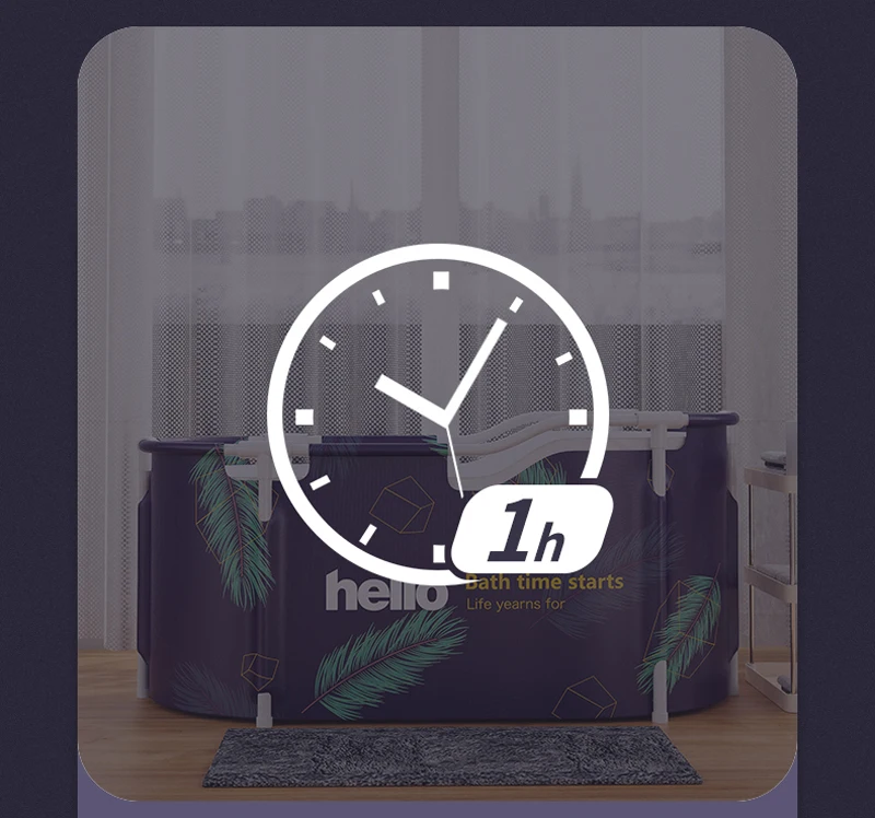 Ванна-сауна для взрослых Складная Ванна бочка ванны бытовая спа-ванна большая