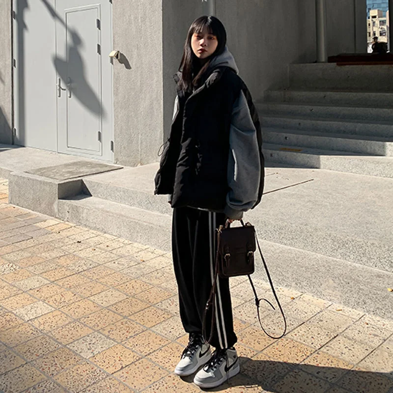 

Grey Jogging Women Baggy Korean style Sport Pants Oversize Harajuku Jogger Streetwear Casual Pants 2021