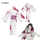 Кимоно для женщин и девушек из аниме Slayer, костюм из синтетических волос для косплея кимоно но яиба камадо незуко
