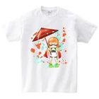 Детская забавная футболка с рисунком из мультфильма брызговик летние топы с короткими рукавами для маленьких мальчиков и девочек, детская повседневная футболка, оптовая продажа
