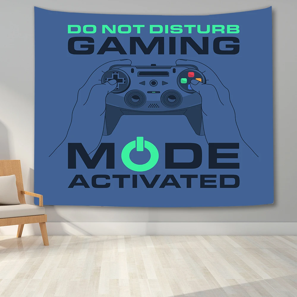Игровой контроллер гобелен украшения дома видео игры настенное одеяло спальня