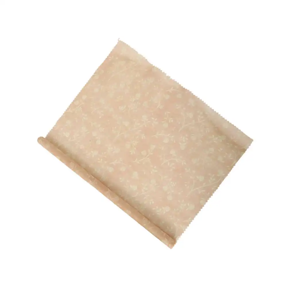 

Reusable Food Grade Organic Cotton Beeswax Cloth And Beeswax Preservation Cloth Fruit Storage Pouch Food Wraps