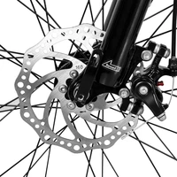 26 Aluminum Alloy MTB 24-speed Double Disc Brakes Mountain Bike With Front Fork black And Red