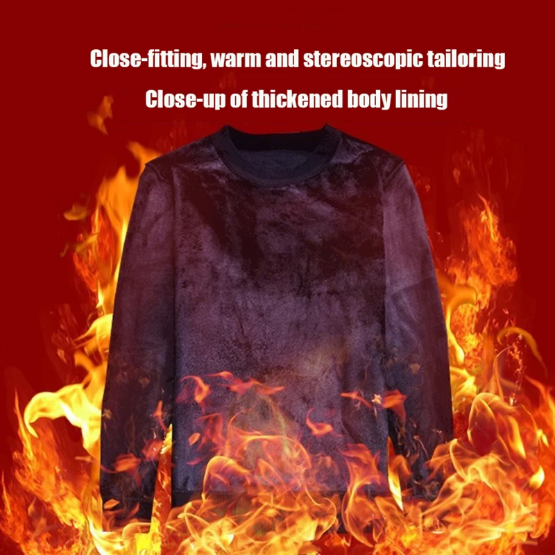 

Men's Sweater Winter Autumn Round Neck Long-sleeved Plain Stretch Pullover Seedlings Suitable for Fashionable Men's Sweaters