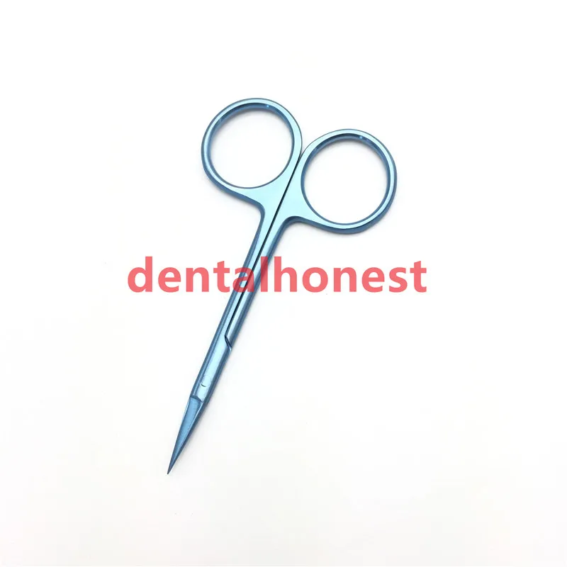 2 шт./компл. титановые Ножницы Для радужной оболочки прямой/изогнутый 22 мм кончик