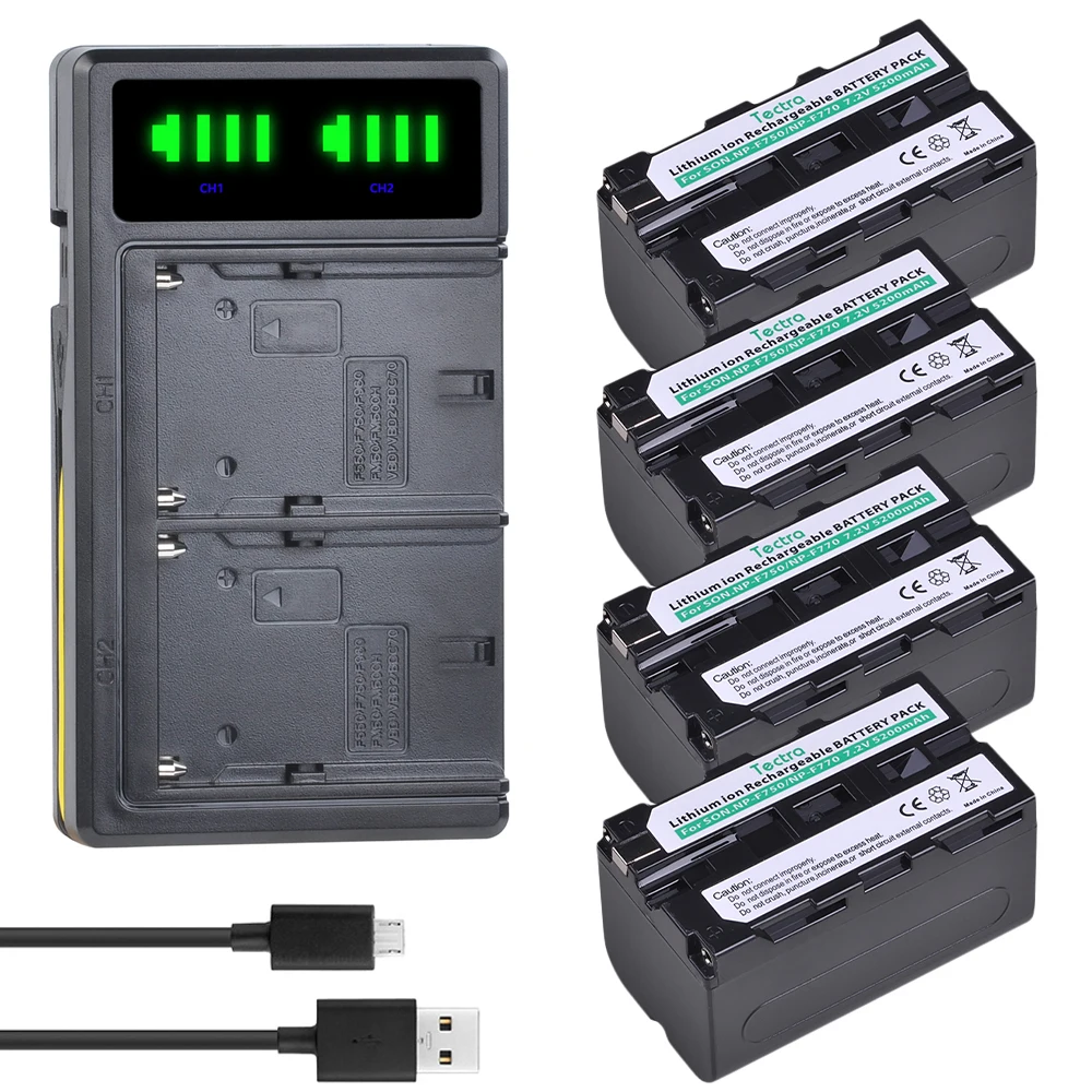 Аккумулятор внешний на 5200 мАч и зарядное устройство USB со светодиодной подсветкой для Sony NPF550, NPF960, NPF970, NPF750, NPF770, NPF570, QM91D, TRU47E Аккумулятор внешний на 5200 мАч и зарядное устройство USB со светодиодной подсветкой для Sony NPF550, NPF960, NPF970, NPF750, NPF770, NPF570, QM91D, TRU47E