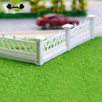 1 meter model railway white building fence wall 1100 1200 scale model trains diorama accessory