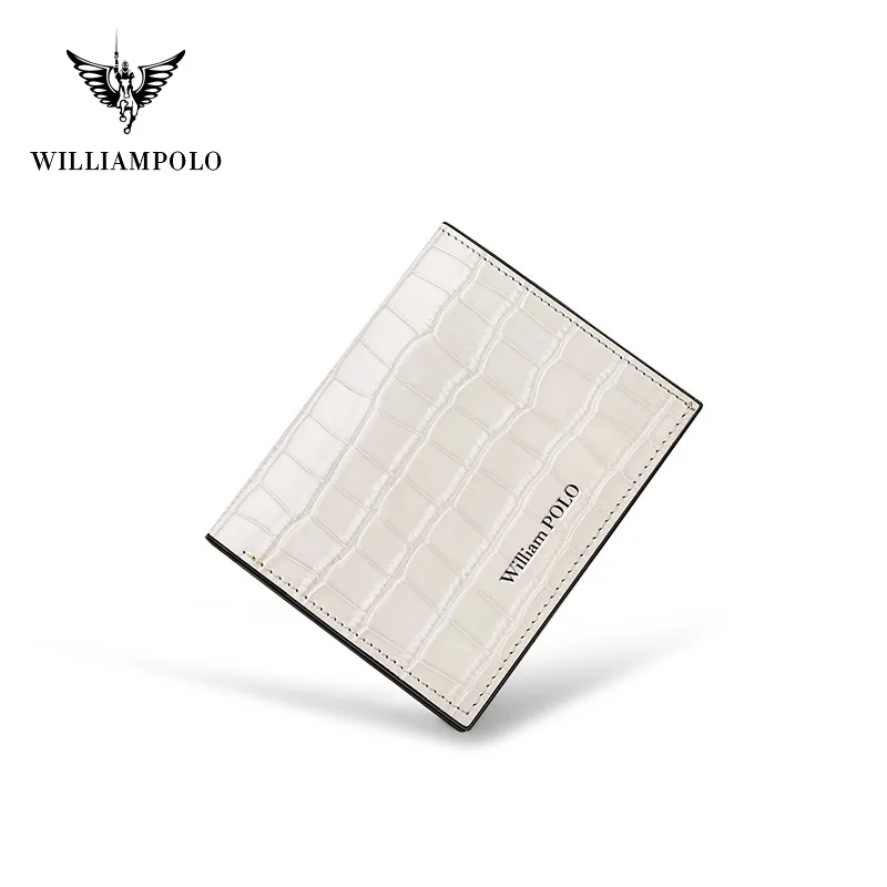 Новый стильный высококачественный Женский мини-кошелек WilliamPolo из натуральной