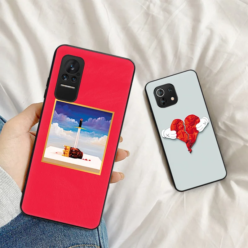 Мягкий силиконовый черный чехол Kanye West для телефона Xiaomi Mi Poco X3 Pro NFC M3 F3 GT F1 Civi CC9E 8 9 A2