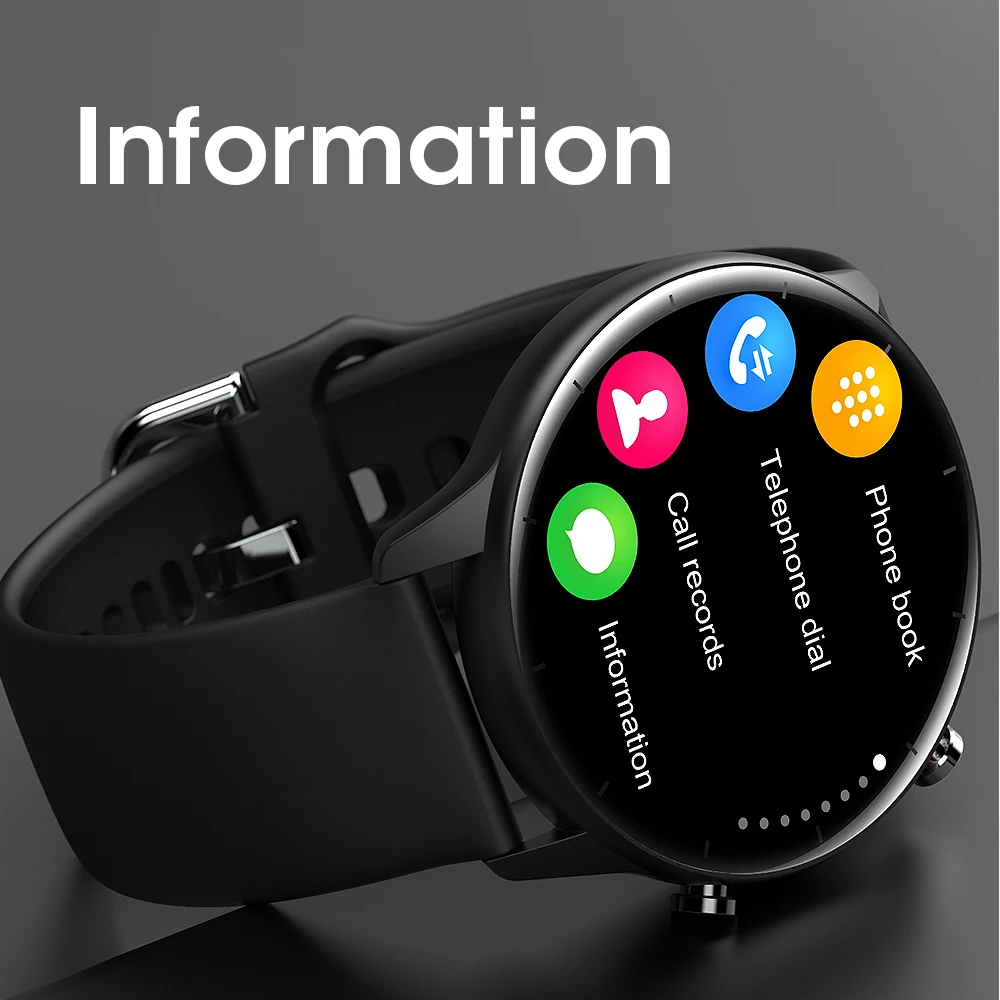 

Women Smart Watch L21 1.3 Inch Full Touch Screen IP68 Waterproof Heart Rate Smartwatch Men Notifications Sync for ios Android