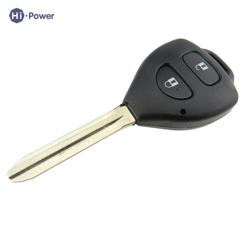 Чехол Hi power для TOYOTA Corolla Rav4 Yaris Avensis Avalon Hilux Echo Tarago Prado|key 2 button|car key shell casefob |