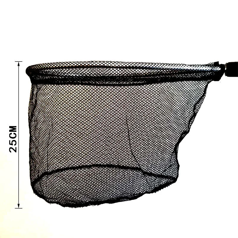 

Hot Aluminium Alloy Landing Net Fly Fishing Fish Saver Knotless Mesh Trout Hand Net MVI-ing