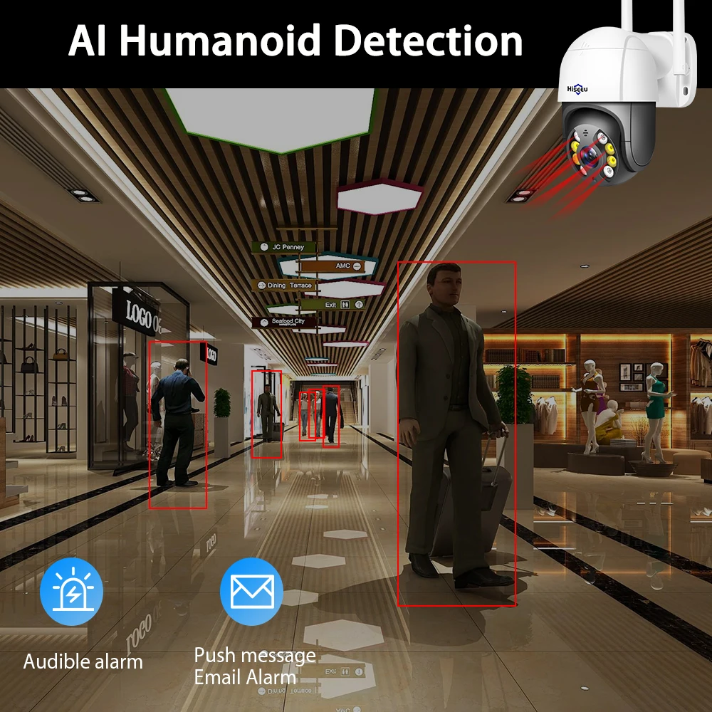 2MP PIZ IP WIFI камера купольная Беспроводная 1080P ONVIF наружная 4X цифровая зум аудио сеть