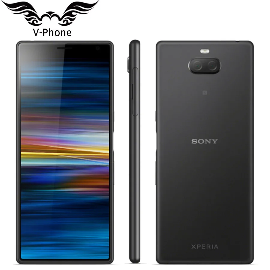 Смартфон sony Xperia 10 Plus Dual SIM Snapdragon 636 I4293 6,5 дюйма 1080x2520 6 ГБ 64 Гб NFC Android 9