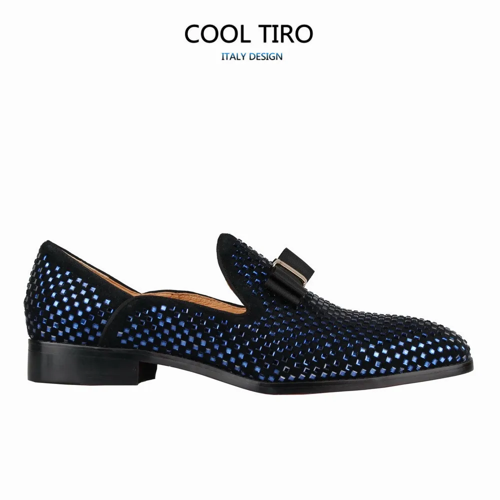 Со стразами с украшением в виде банта танцевальные туфли мужские официальные