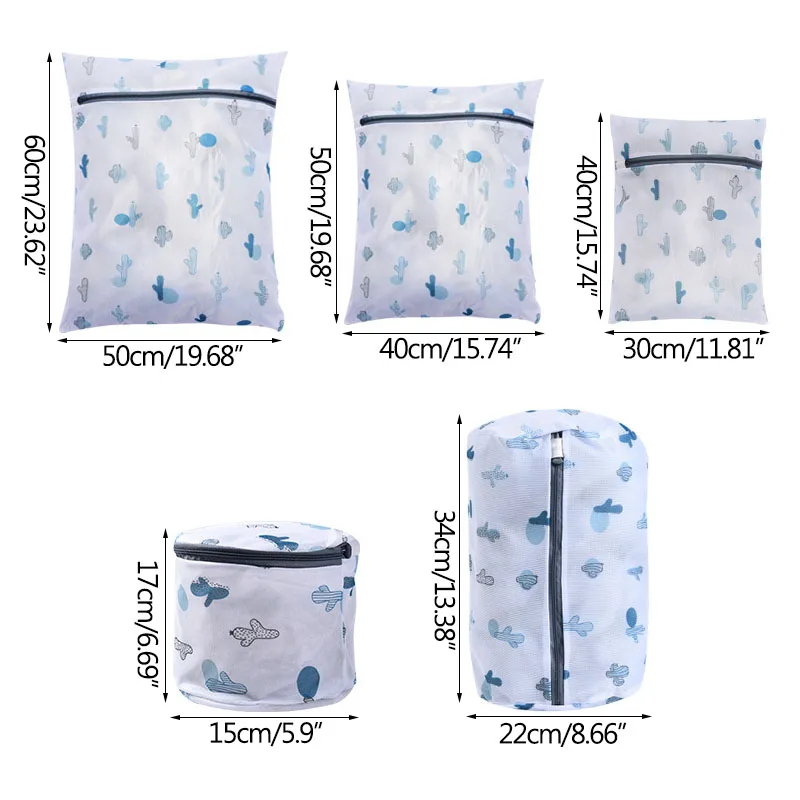 

Japanese Embroidered Laundry Bag Thickened Bra Underwear Wash Mesh Bag Travel Clothes Storage Organizer Cleaning Supplies