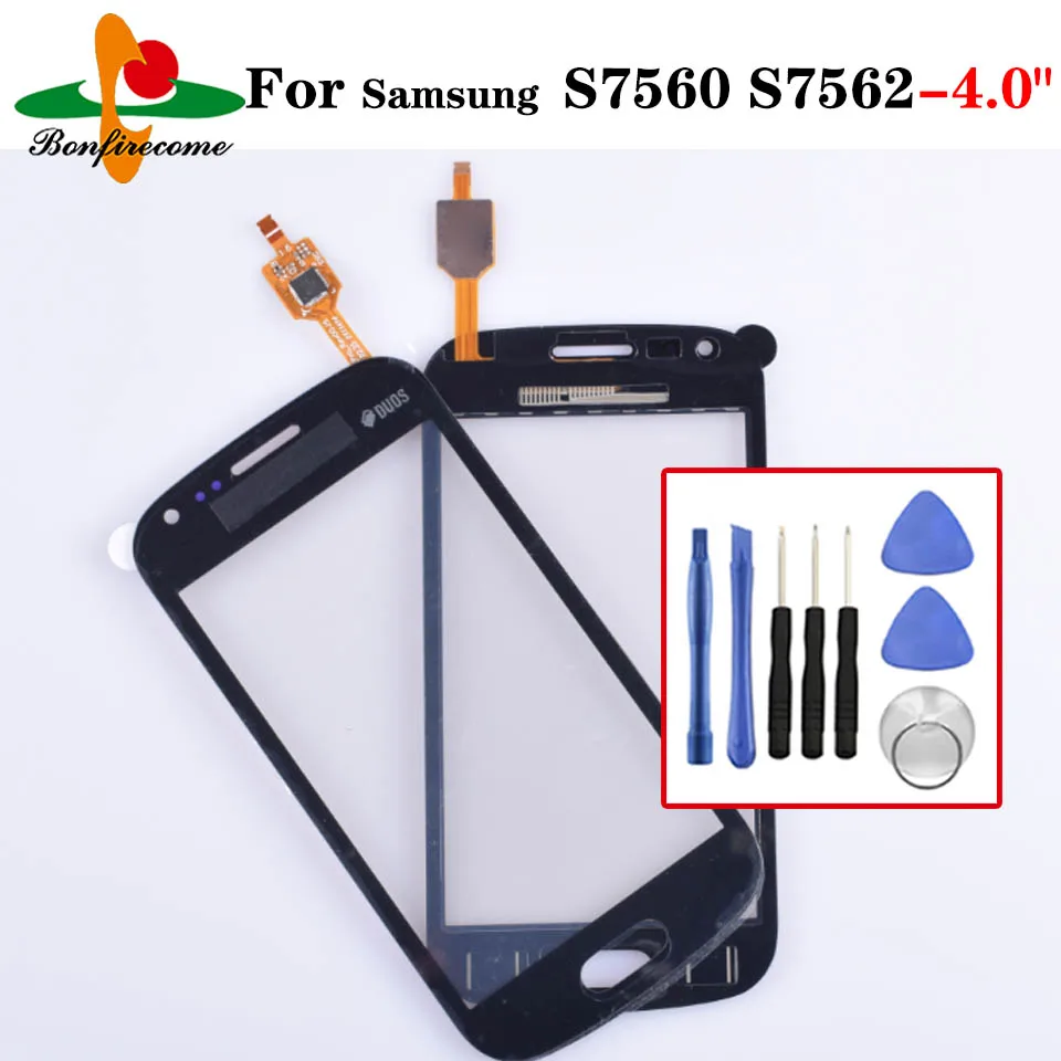 

For Samsung Galaxy Trend Duos S7562 S7560 GT-S7562 GT-S7560 Touch Screen Digitizer Sensor Front Glass Lens Replacement