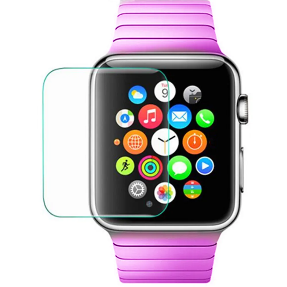 2 шт 2.5D 9H закаленное стекло для Apple Watch Series 1 2 3 38 42 мм Защитная пленка для iwatch 40 44 мм
