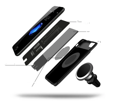 Чехол для iphone 6, 6s, 5000 мАч, чехол для резервного копирования внешнего аккумулятора для iphone 7, 8, тонкий, противоударный, поддержка аудио