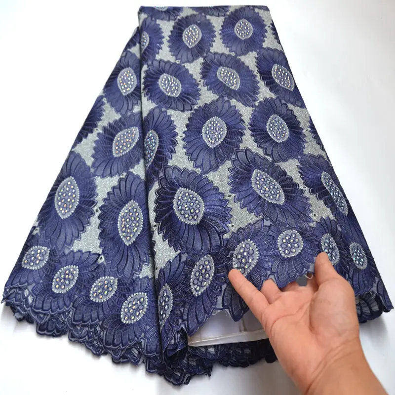 Unique New African Cotton Lace Fabric 2020 High Quality Swiss Voile In Switzerland Embroidery mv693 | Дом и сад