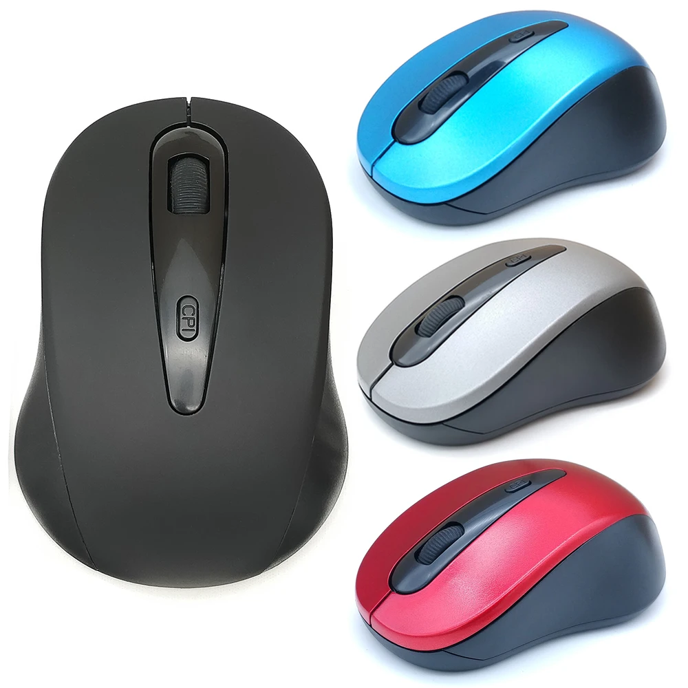 

Wireless Mouse Computer Mouse Wireless 2.4Ghz 1600 DPI Ergonomic Mouse Mause Optical USB PC Mice for PC Laptop