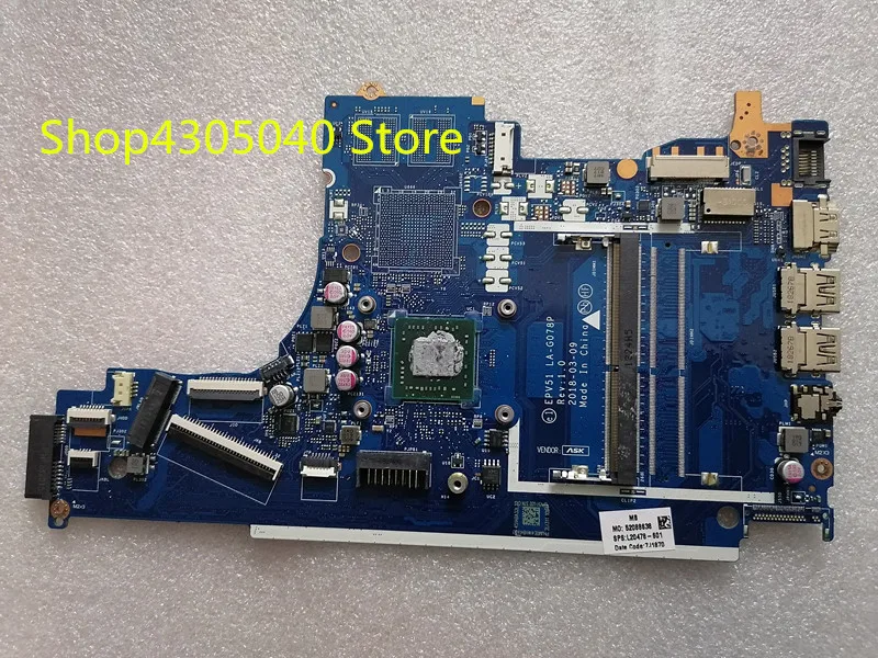 Для HP 15 DB DY материнская плата для ноутбука с фотографическим процессором A6 9225 LA