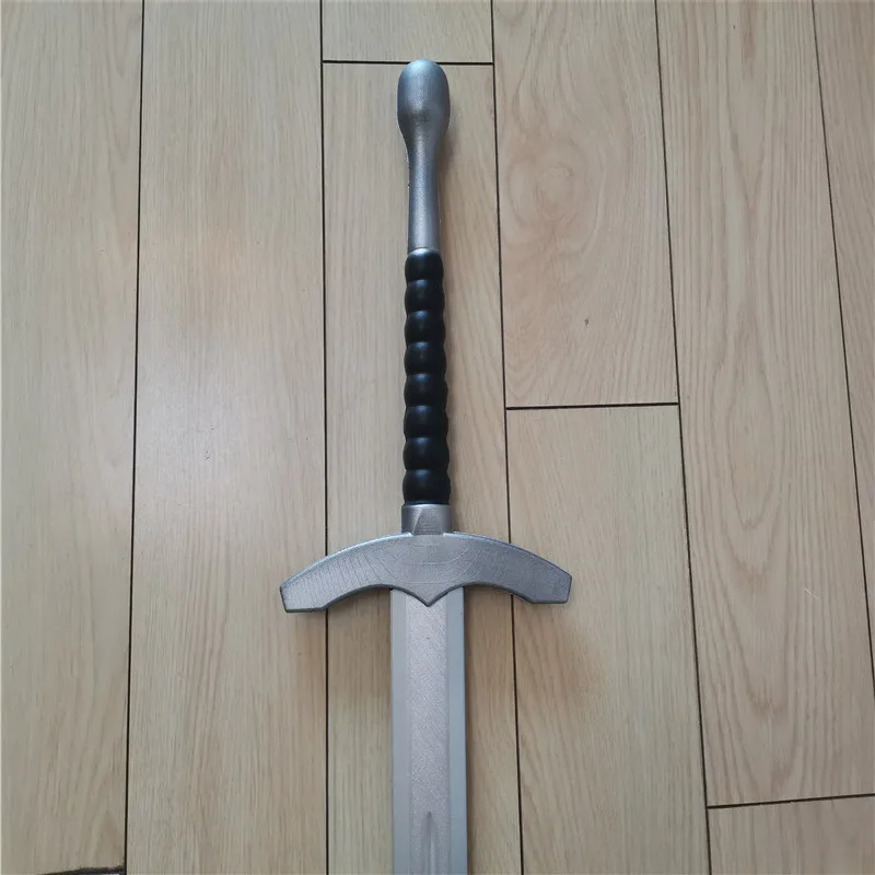 

Cosplay Anime Movie Game Gray Minimalist Sword Prop Weapon Role Playing Gray Superb PU Sword Toy Prop 105cm