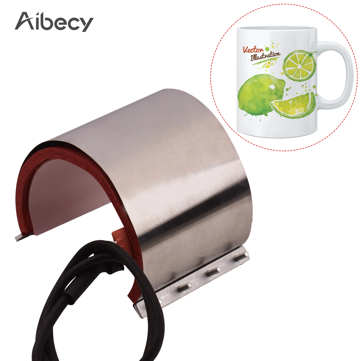 Нагревательное крепление Aibecy для термопечати 11 унций (12*23 5 см)| |