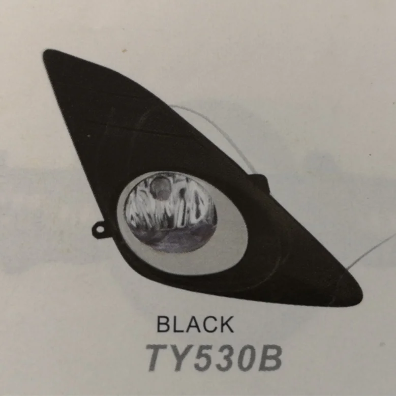 DLAA black TY530B Два типа DLAA полный комплект противотуманных фар бампер лампа для CamryL/LE/XLE 2012 2013 TY-530 55 Вт 12 в теплый желтый галоген - Цвет: DLAA black TY530B
