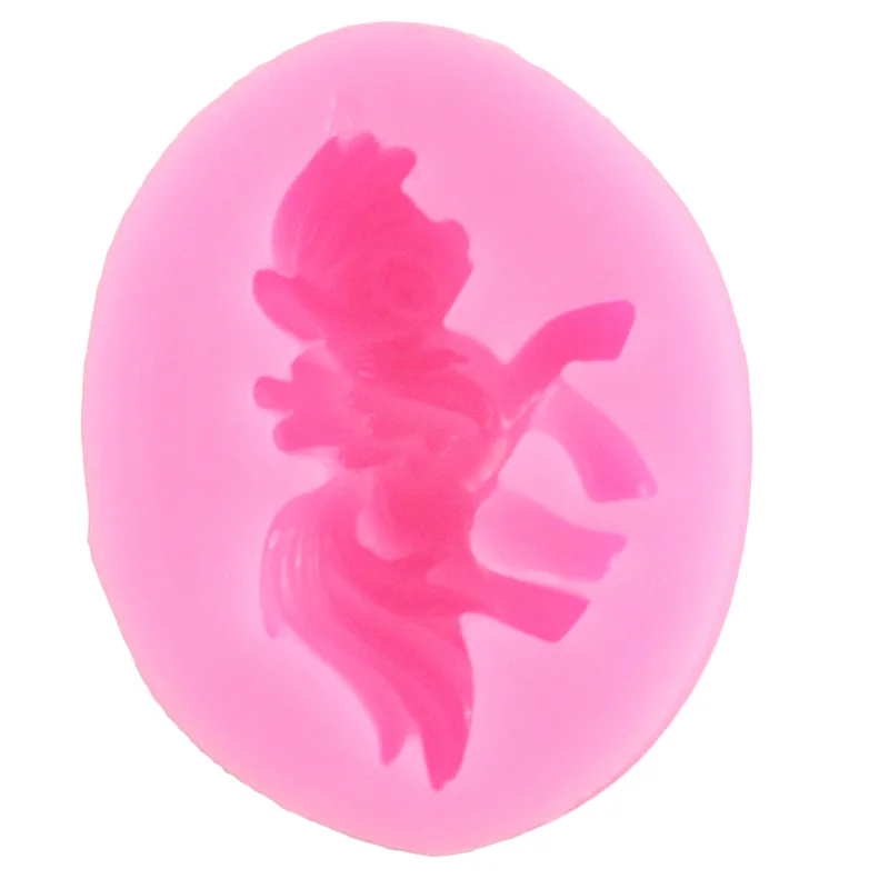 Силиконовая форма для торта 3D единорог полимерная глина смола формы помадки