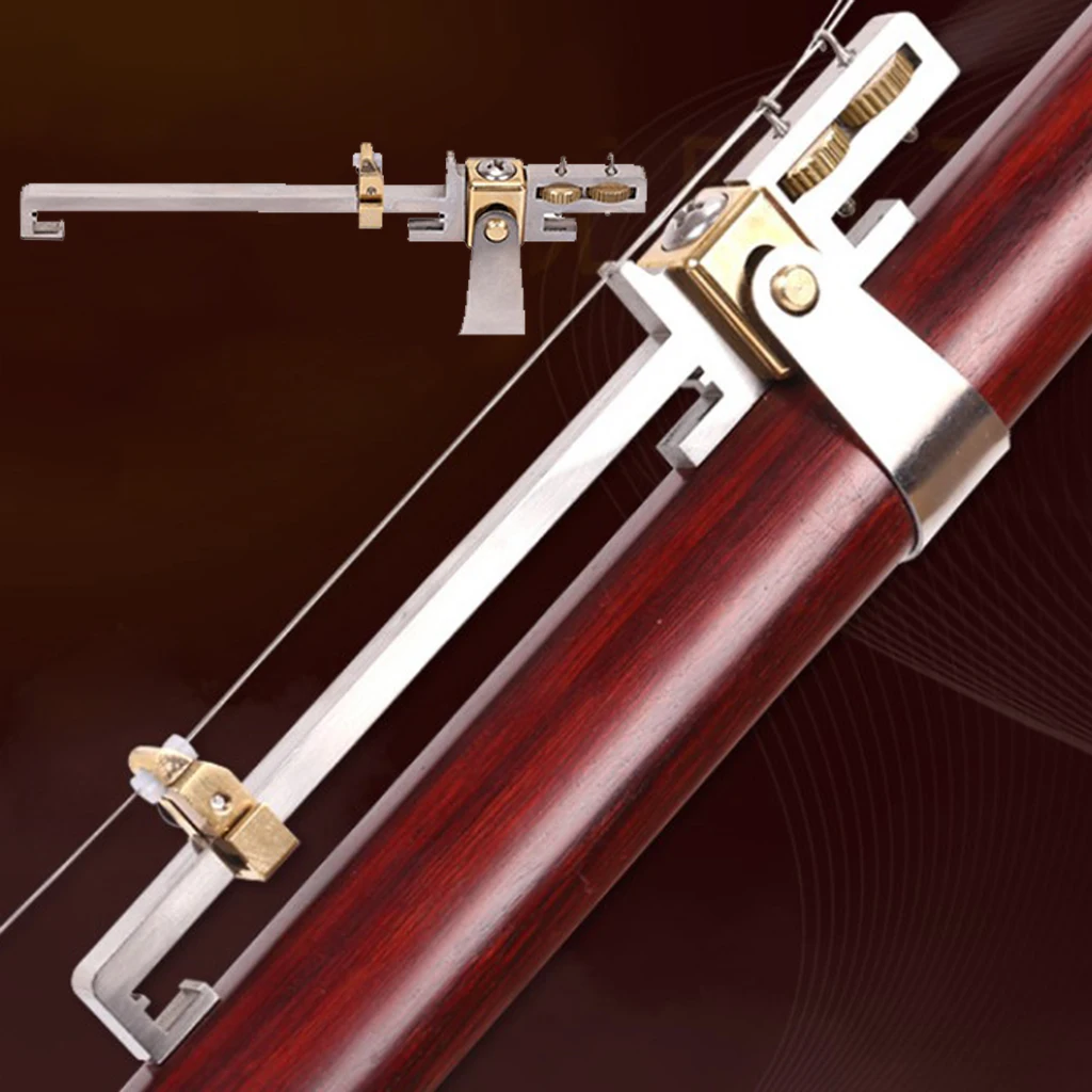 

1x Brass Steel Erhu Fine Tuners Tune Adjusting Qian Jin Erhu Parts Accessory