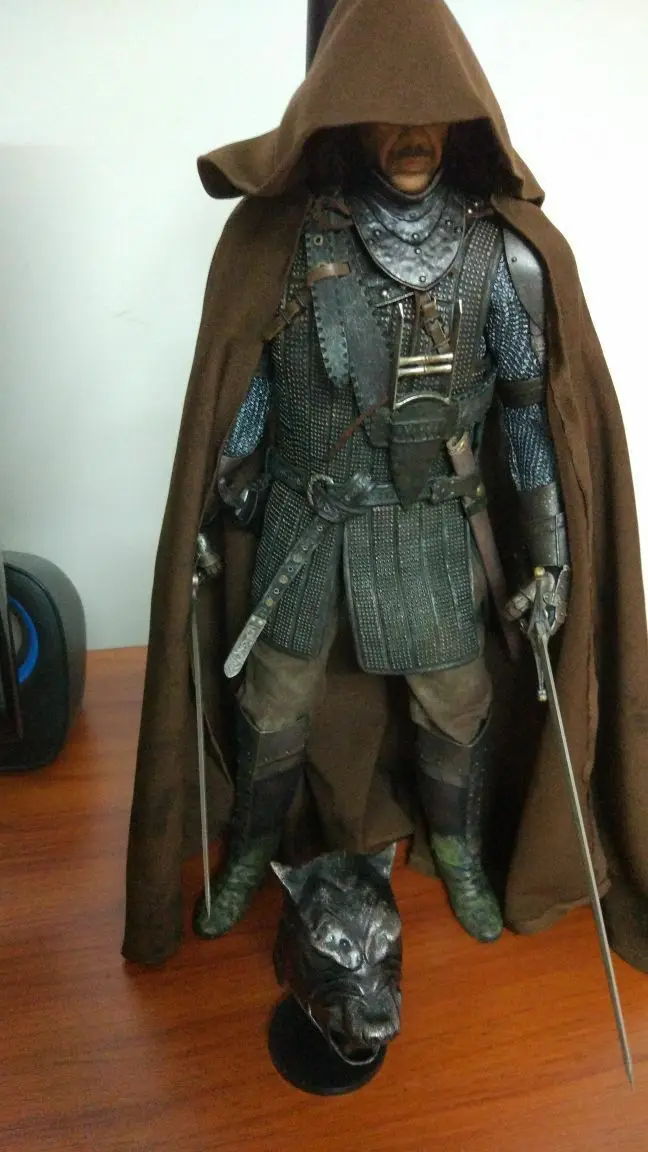 

[only cape]1/6th Scale Brown Cape Cloak Model FOR 12" Female&Male Figure Body Doll TOYS