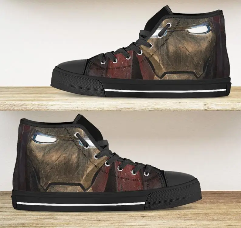

Iron man shoes. high tops Casual Sneakers Shoes For Man High For Men/high Quality Handiness Light Weight Sneakers