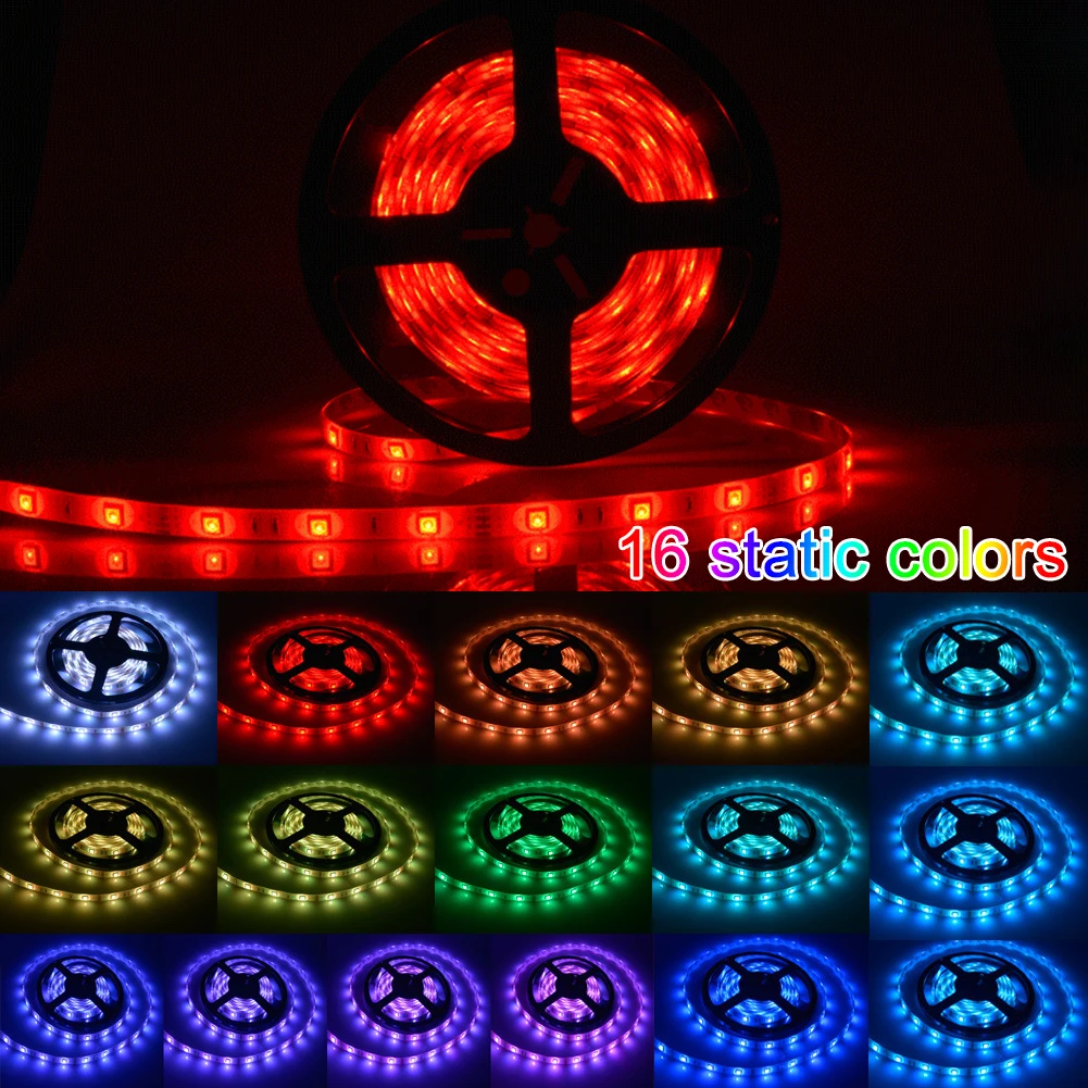 

3pcs Cupboard WiFi Controller Home Easy Install Phone APP RGB 5050 LED Strip Waterproof RGB Decorative Light Strip Set