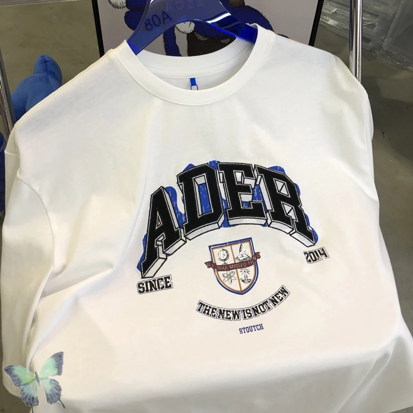 

Since 2014 Ader Error T Shirt Embroidery 3D Logo Couple Dress Top Quality Adererror T-shirt
