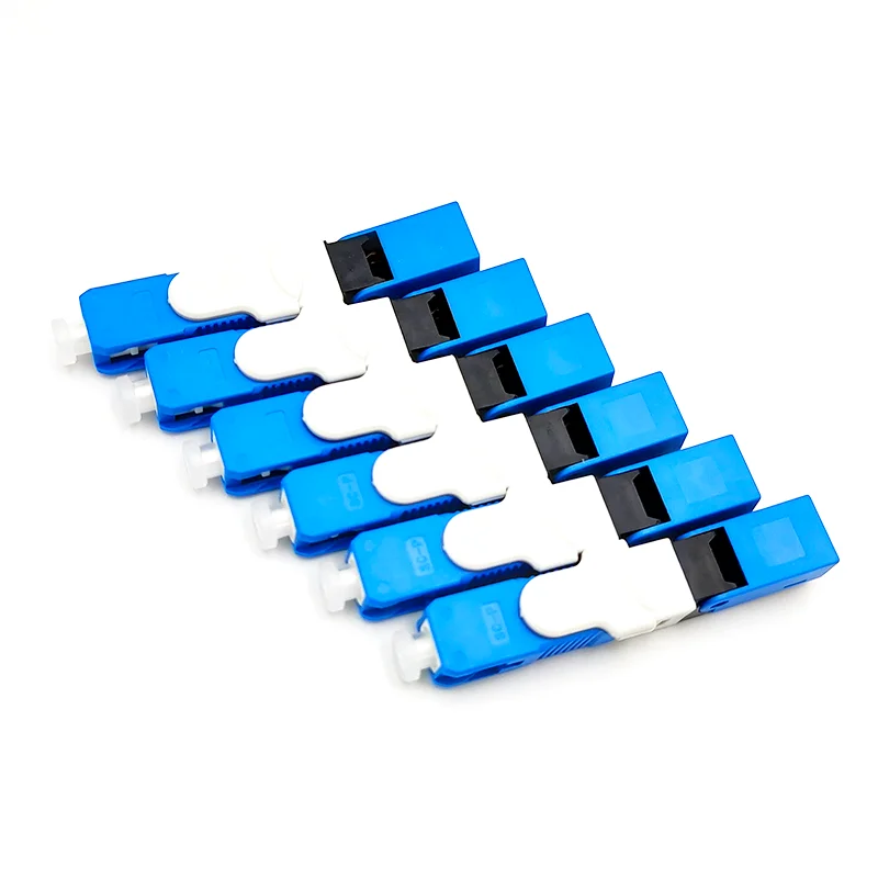 

50pieces FTTH ESC250D SC UPC Fiber Fast Connector SC UPC Single Fiber optic quick connector SC Field Assembly Connector