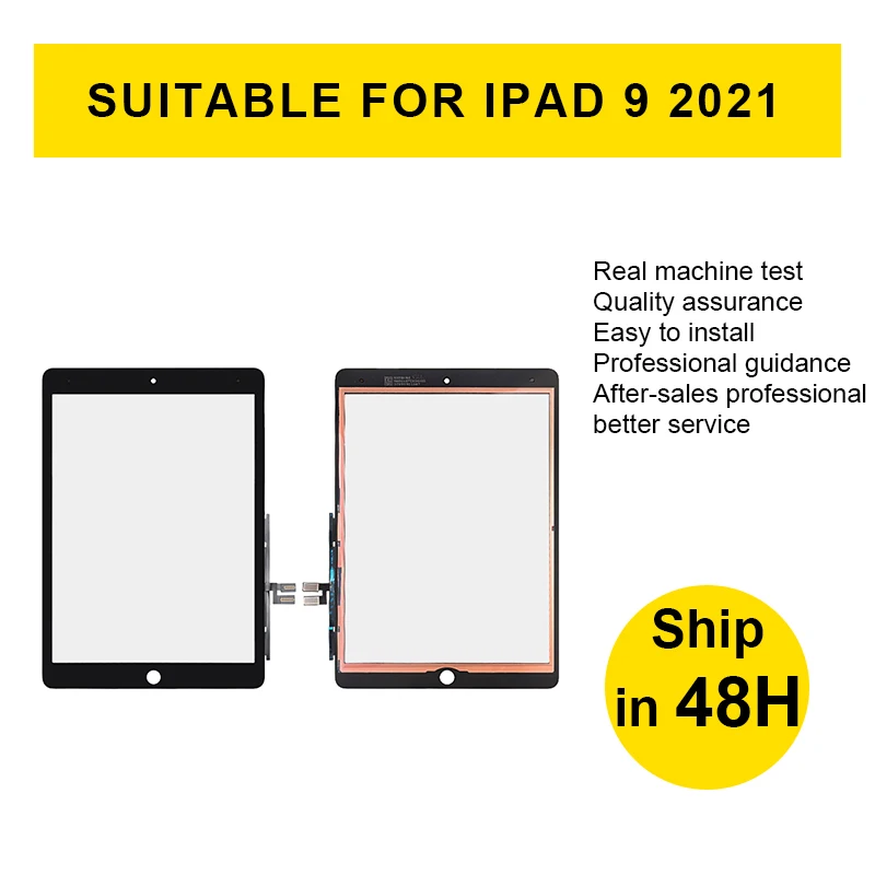 

Новый сенсорный экран 10,2 дюйма для iPad 9 9 A2602 A2603 A2604 A2605 поколение ЖК-сенсорный экран дигитайзер замена стекла