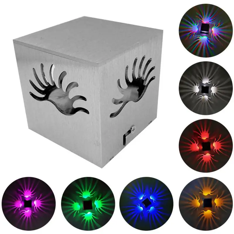 Ладони настенный светильник бра квадратный четырехсторонний излучающие Феникс