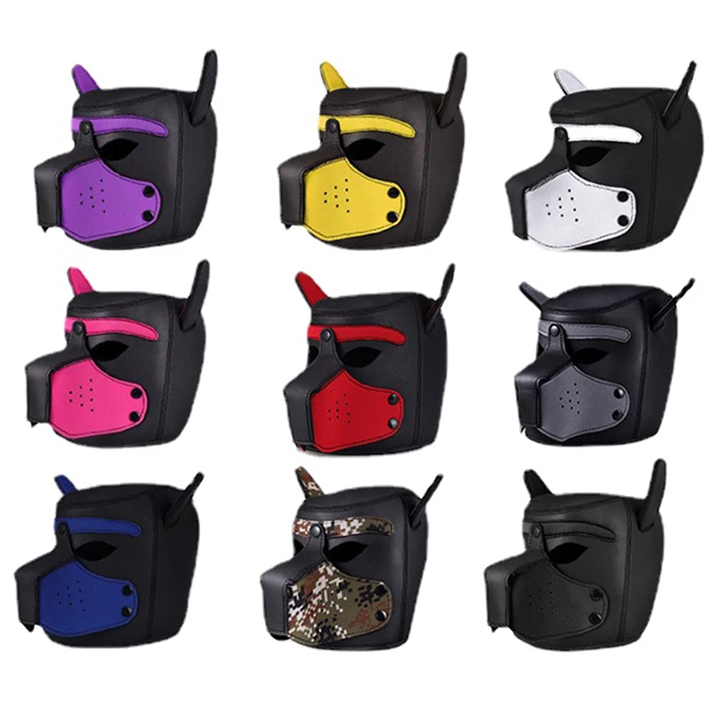 

Конфиденциальная доставка, головной убор SM Dog, капюшон для взрослых мужчин, сексуальная тренировка, косплей, праздничные игрушки, Конфиденц...