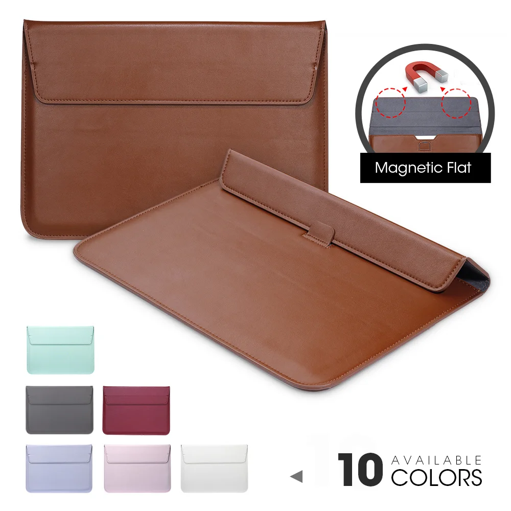 

PU Leather Sleeve Protector Bag Case For Apple Macbook Air Pro Retina 11 12 13 15 Laptop Notebook Cover For Mac book 13.3 inch
