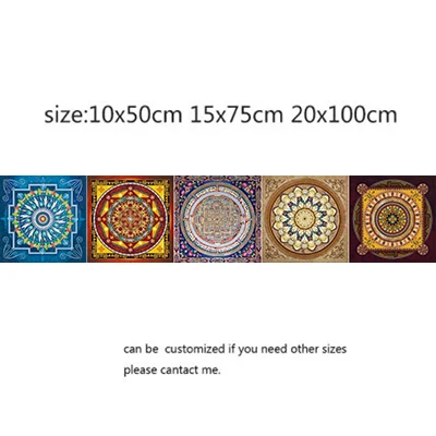 Стикеры для мозаичной плитки в стиле мандалы гостиной кухни ретро 3D водостойкая